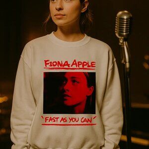 Fiona Apple Fast As You Can 90s Alt Album Retro Indie Graphic Sweatshirt 05